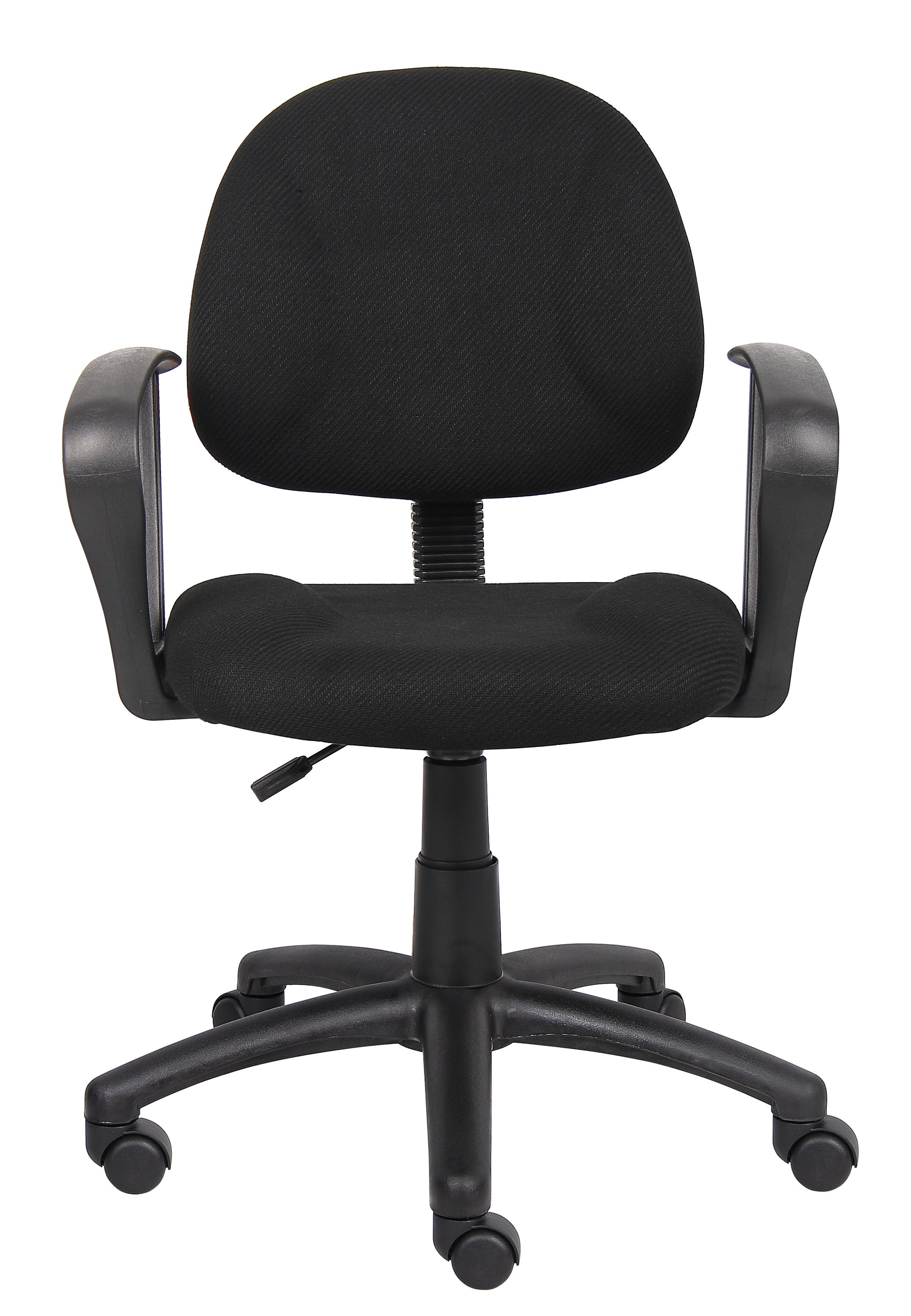Boss Black  Deluxe Posture Chair W/ Loop Arms image 6