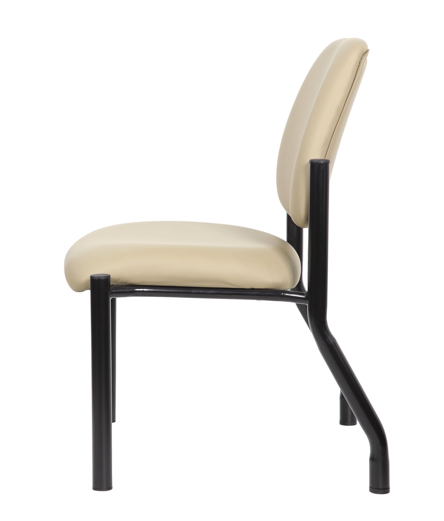 Boss Antimicrobial Armless Guest Chair, 400 lb. weight capacity image 4