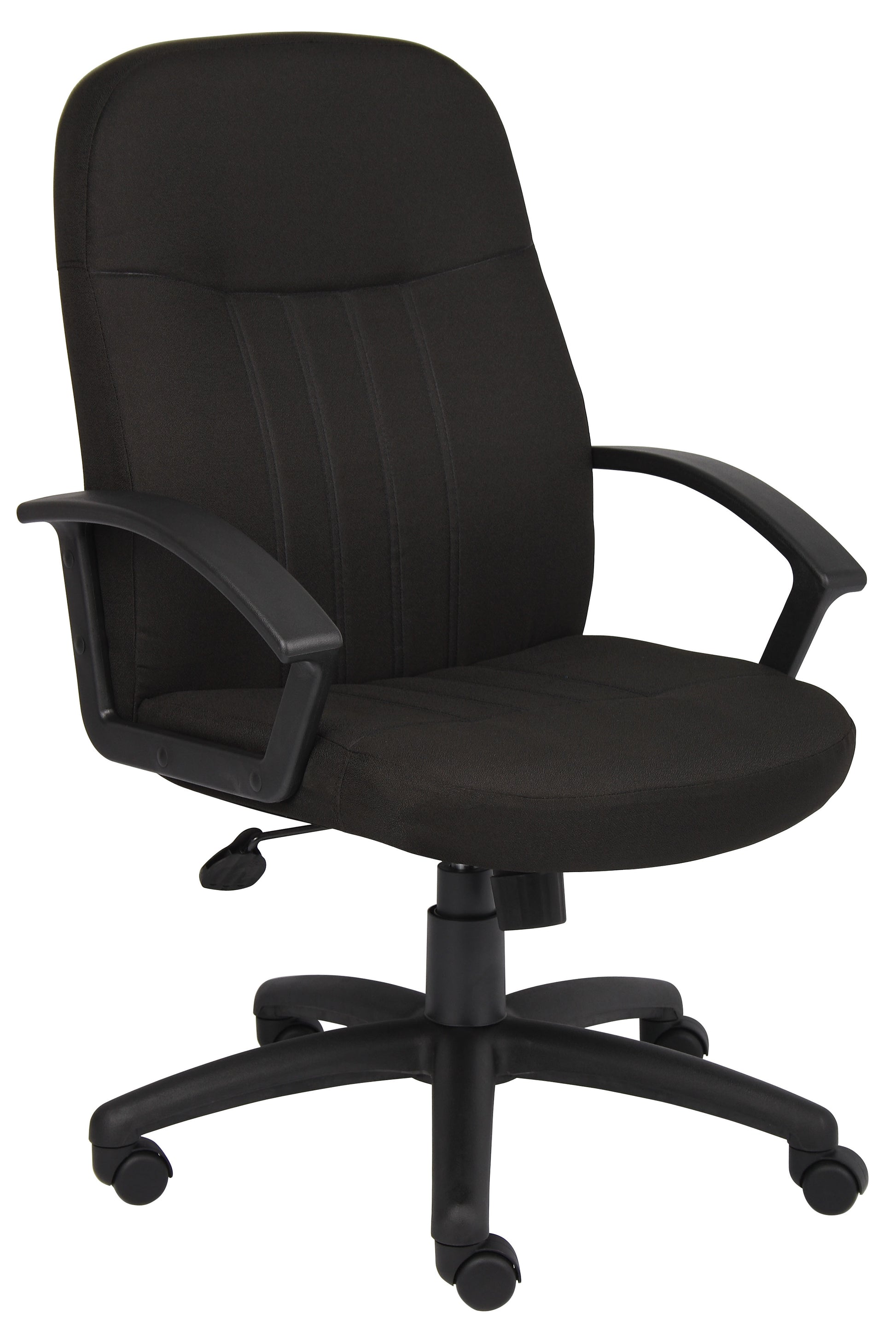 Boss Mid Back Fabric Managers Chair In Black