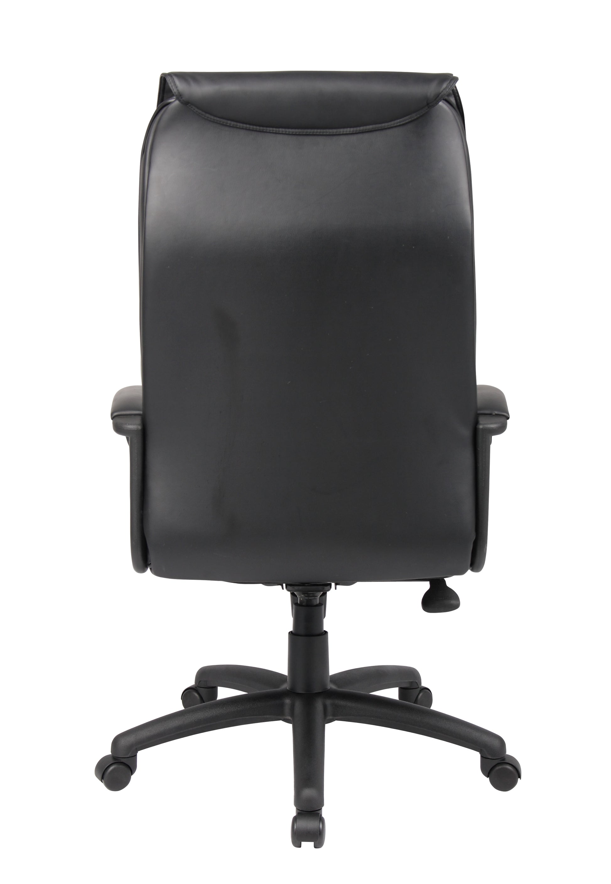 Boss Executive Leather Plus Chair W/Padded Arm image 9