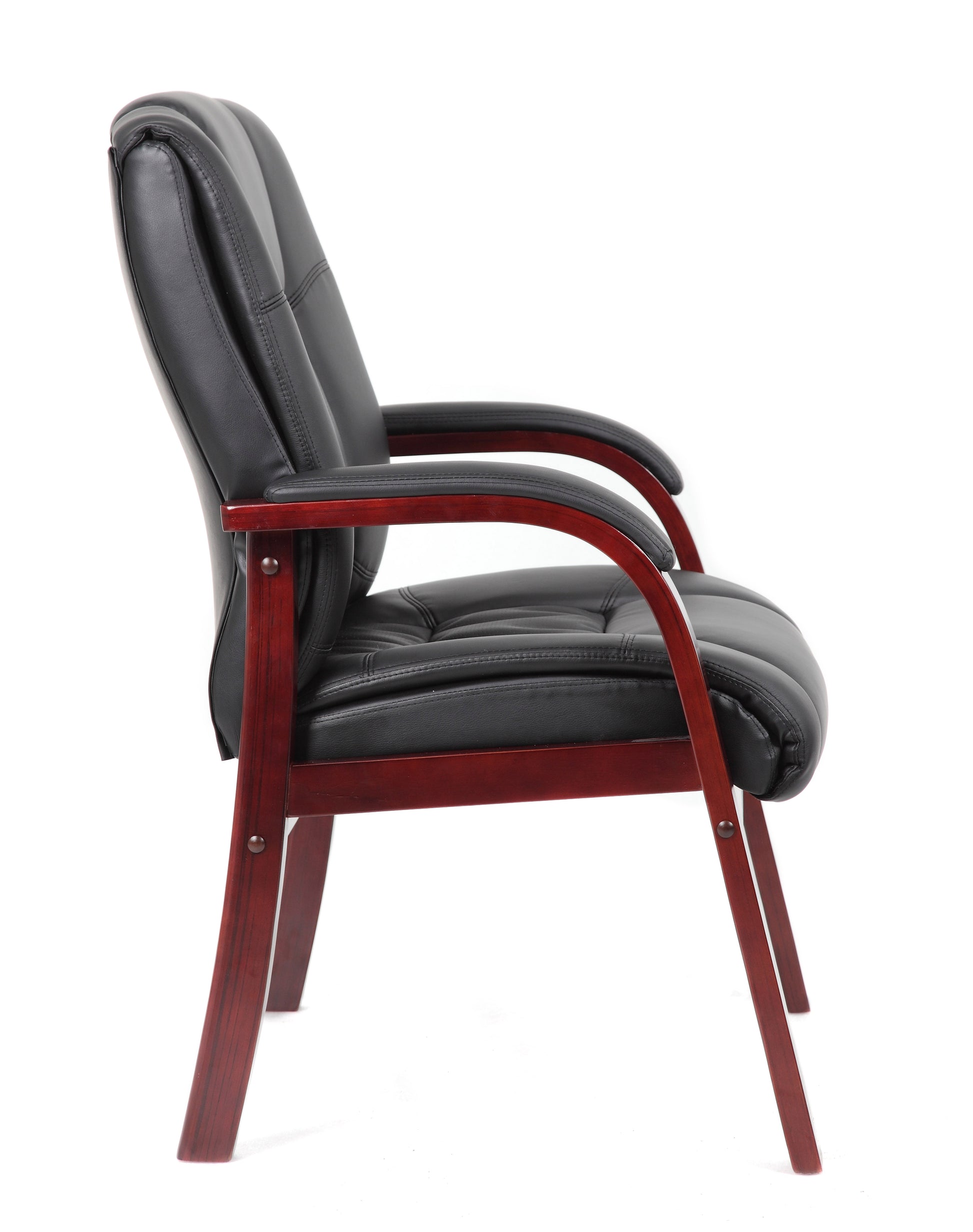Boss Mid Back Wood Finished guest, accent or dining chair image 7