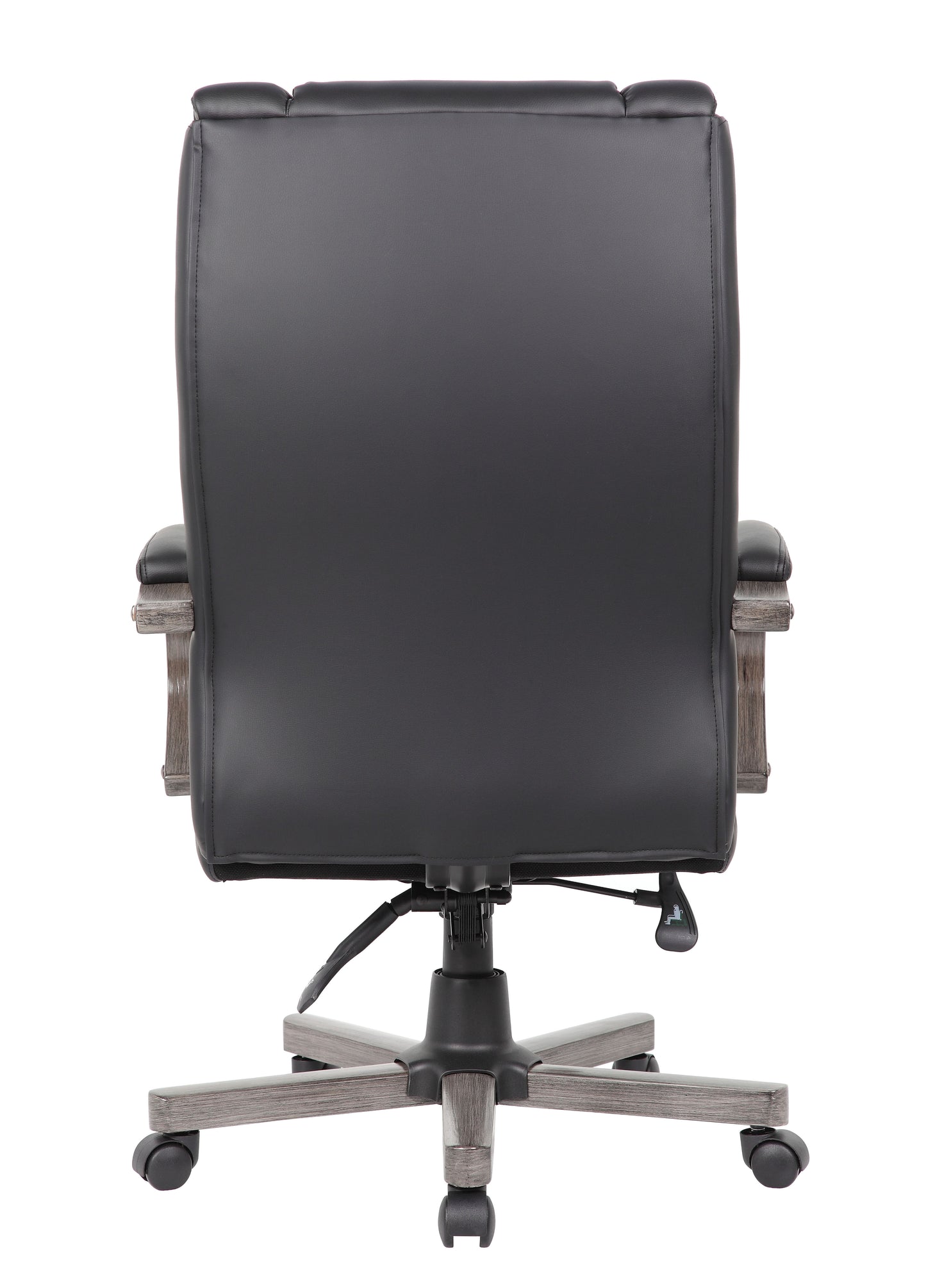 Boss High Back Executive Wood Finished Chair, Grey image 7