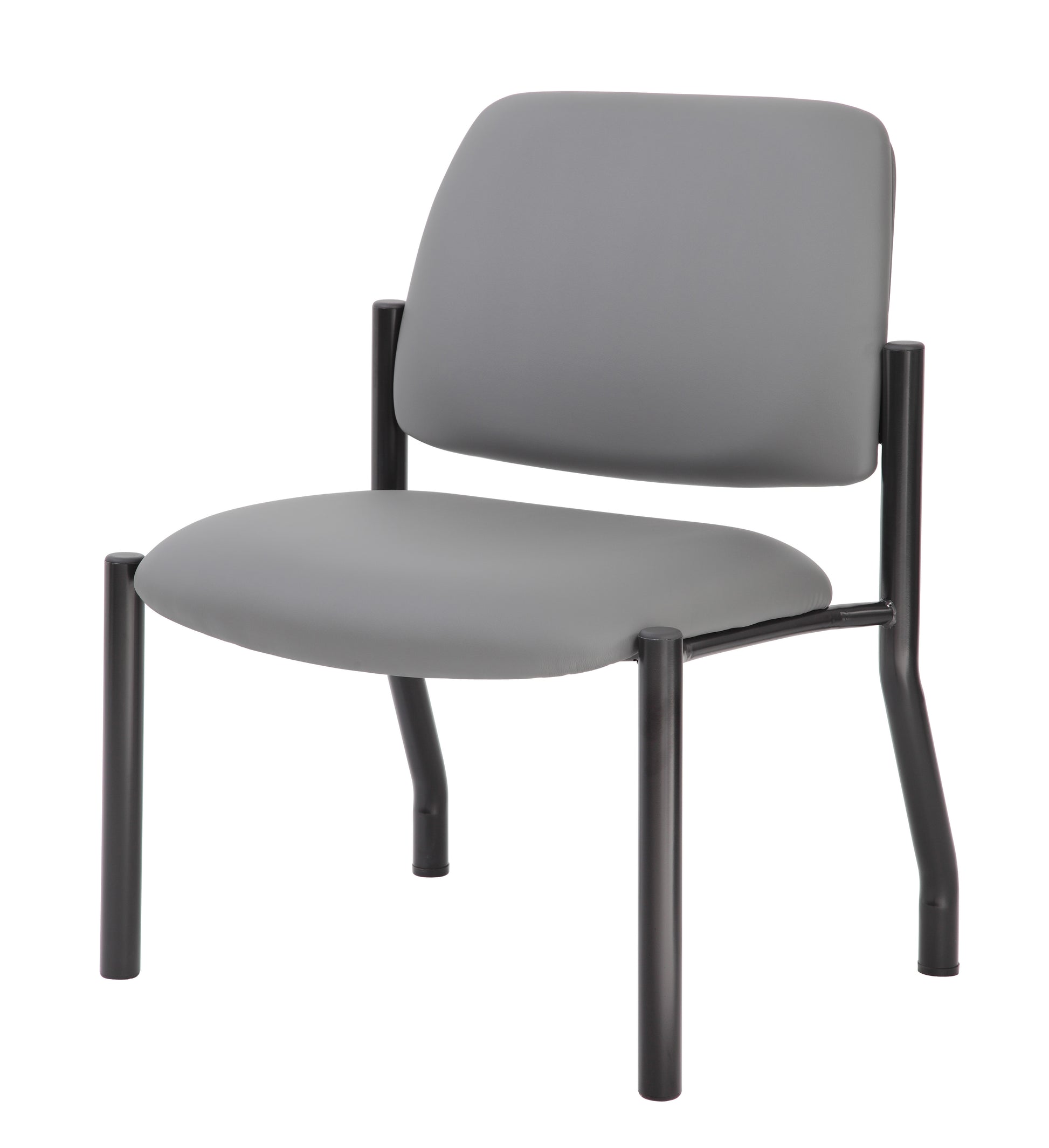 Boss Antimicrobial Armless Guest Chair, 400 lb. weight capacity image 5