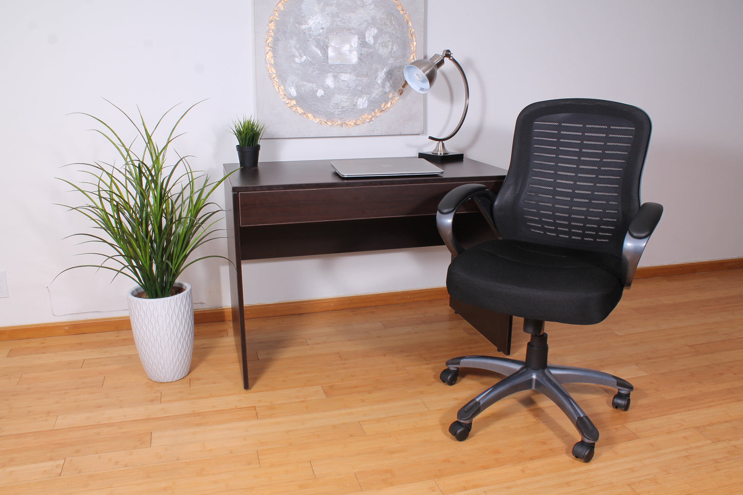 Boss Ribbed High Back Mesh Chair image 2