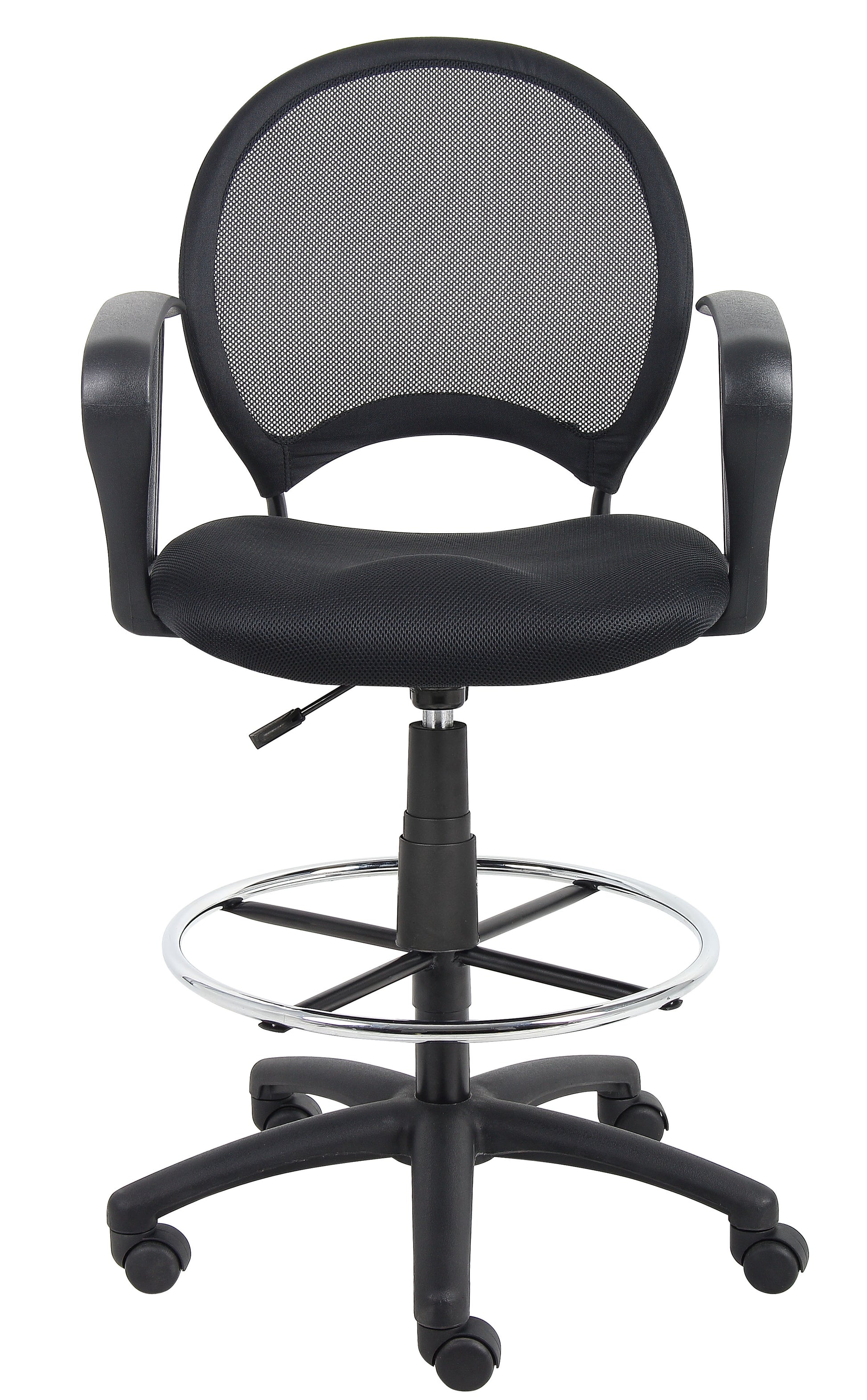 Boss Mesh Drafting Stool W/ Loop Arms image 6