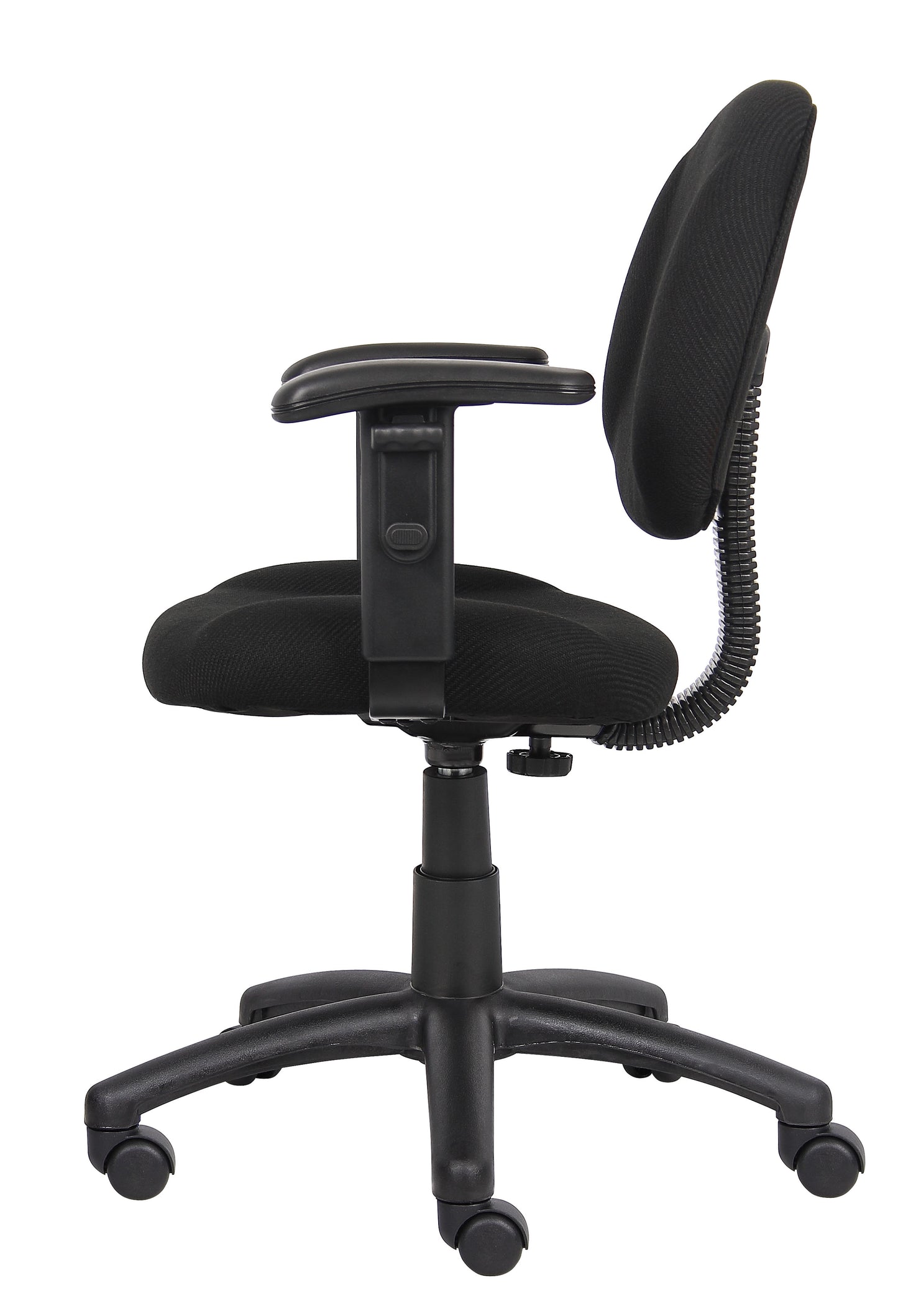 Boss Black  Deluxe Posture Chair W/ Adjustable Arms image 8