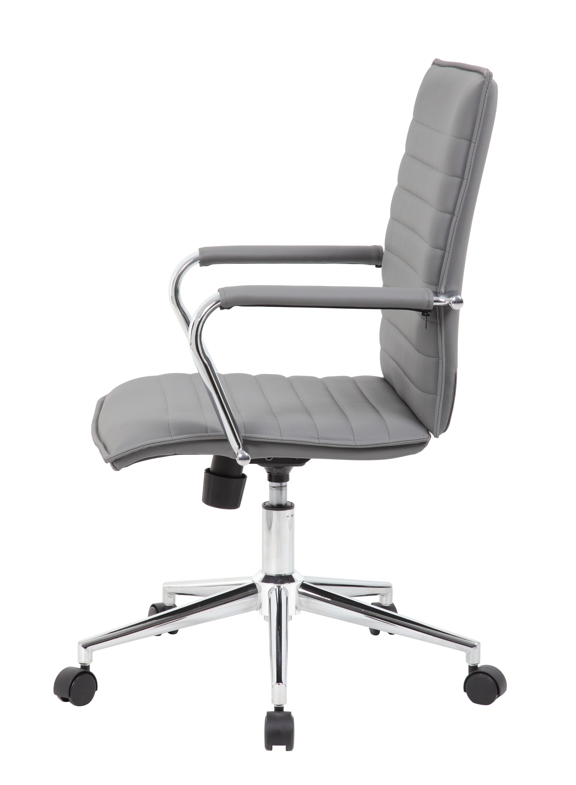 Boss Grey Vinyl Hospitality Chair image 6
