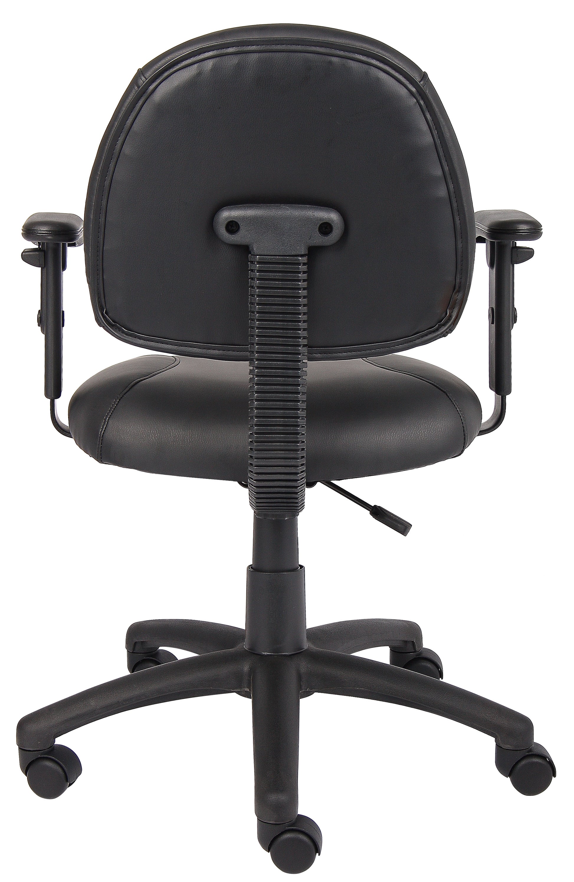 Boss Black Posture Chair W/ Adjustable Arms image 6