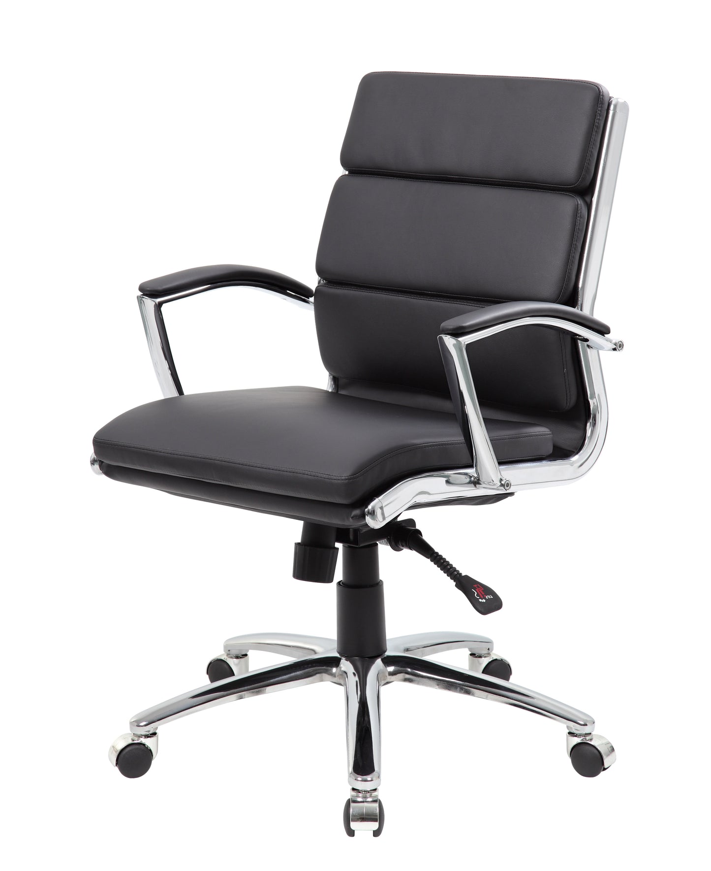 Boss Executive CaressoftPlus Chair with Metal Chrome Finish - Mid Back image 5