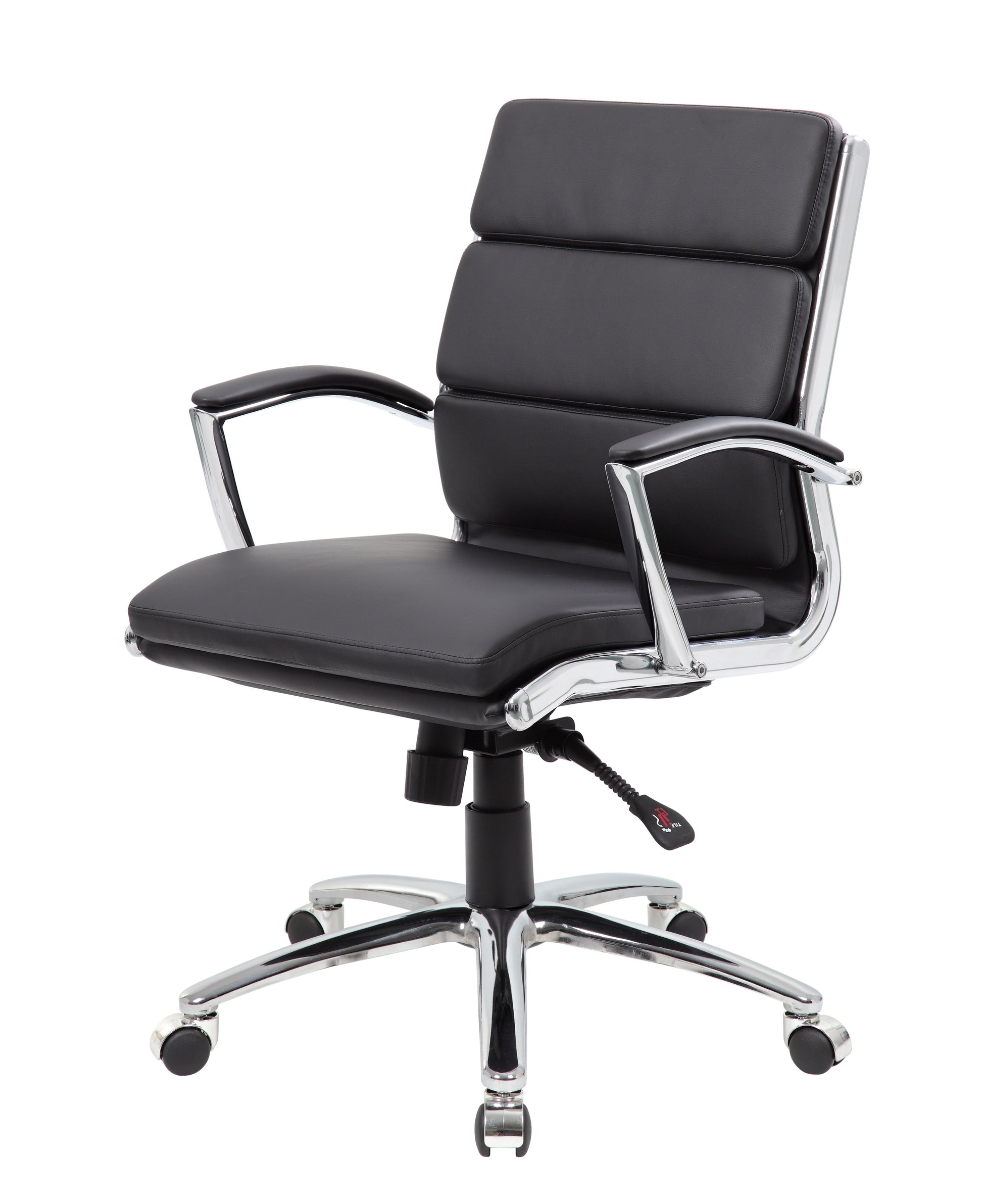 Boss Executive CaressoftPlus Chair with Metal Chrome Finish - Mid Back image 5