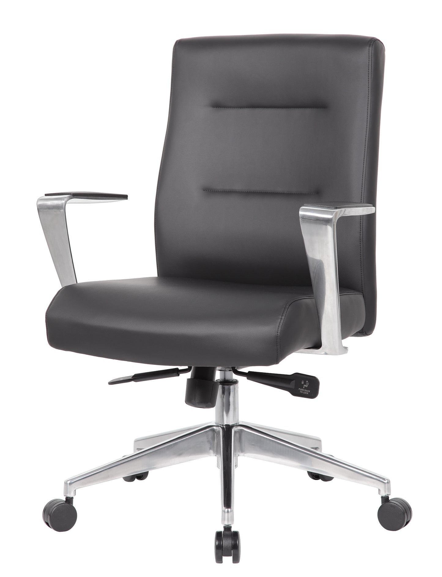 Boss Modern Conference Chair with Aluminum Arm & Base image 4
