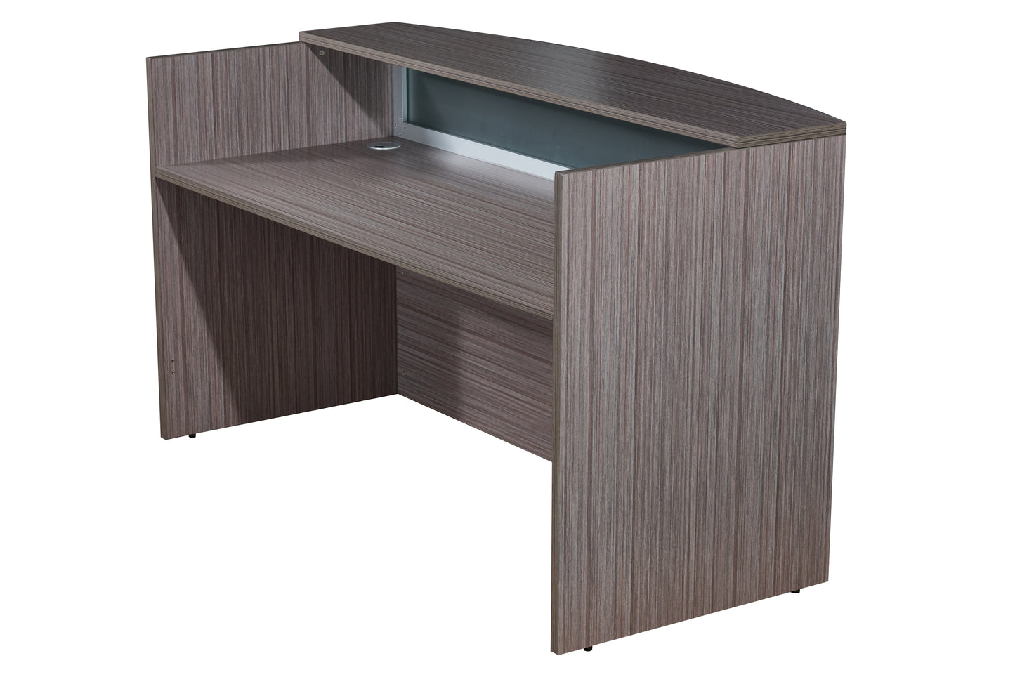 Boss Reception Desk, Frosted Glass image 3