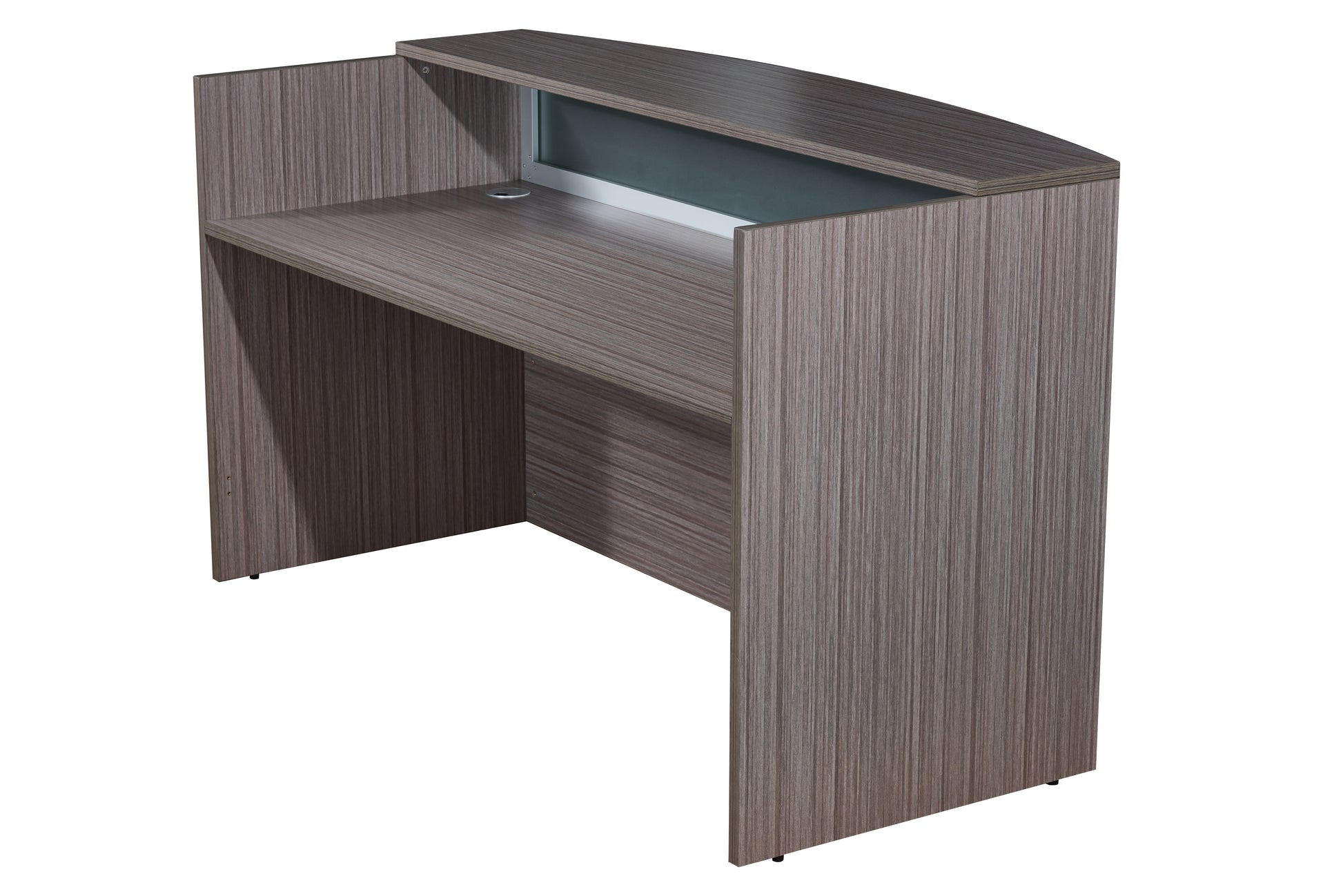 Boss Reception Desk, Frosted Glass image 3