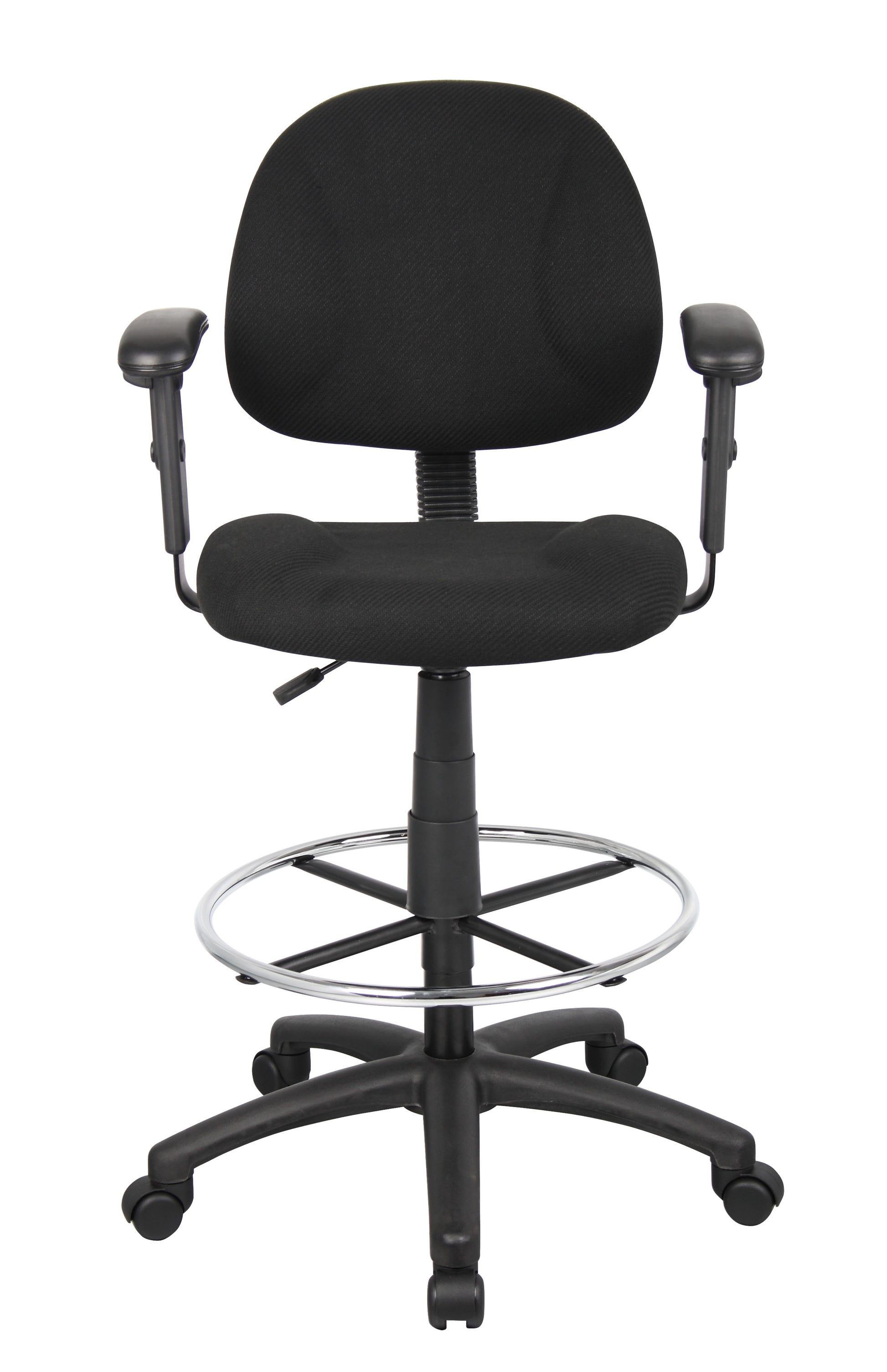 Boss Drafting Stool (B315-Bk) W/Footring And Adjustable Arms image 5
