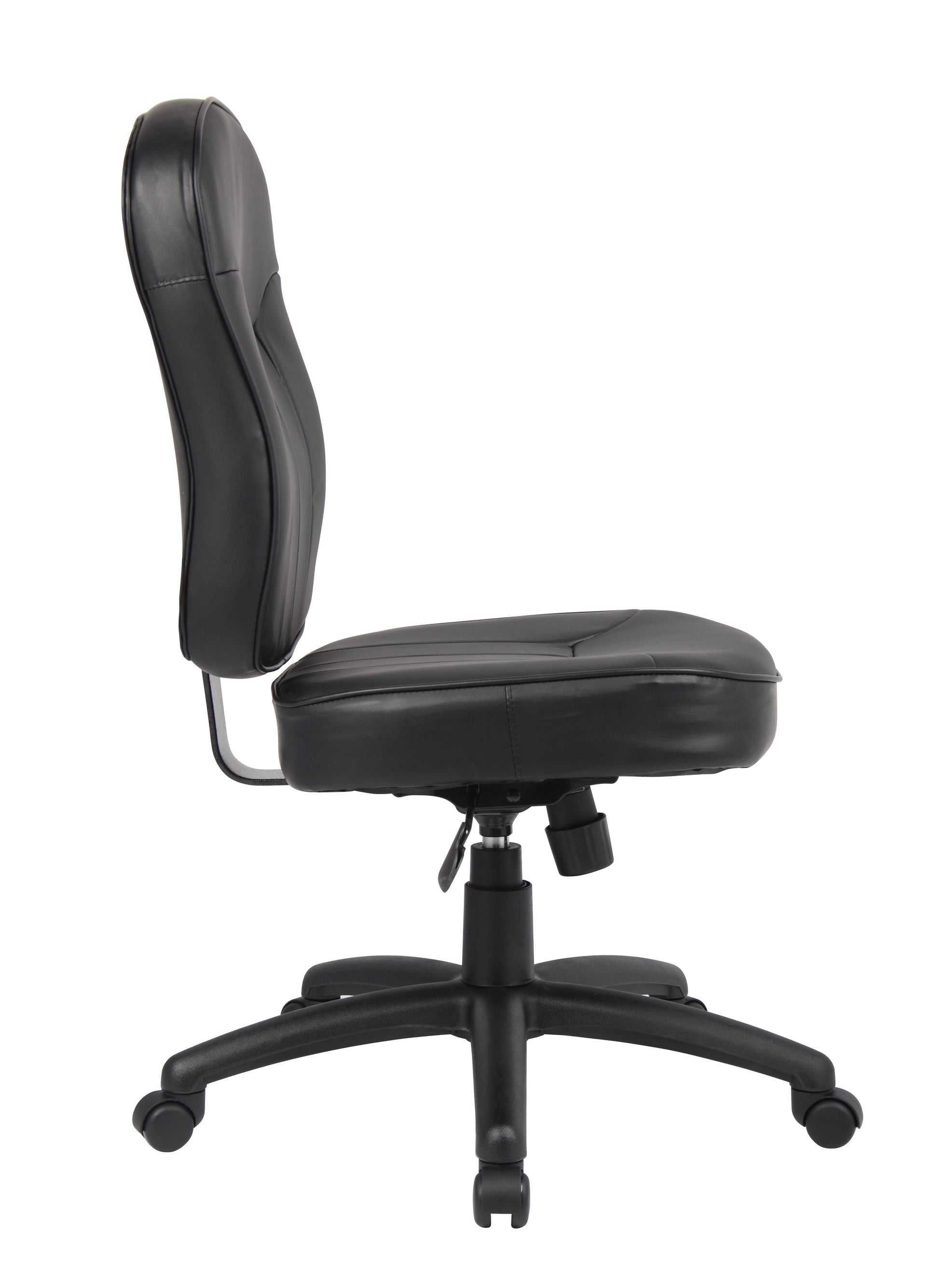Boss Black Leather Task Chair image 7