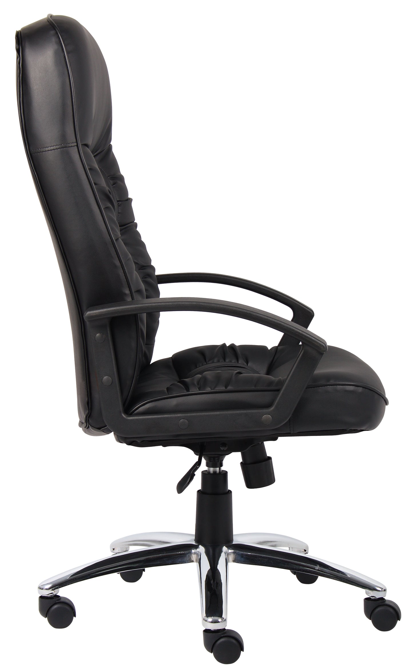 Boss High Back LeatherPlus Chair W/ Chrome Base image 4