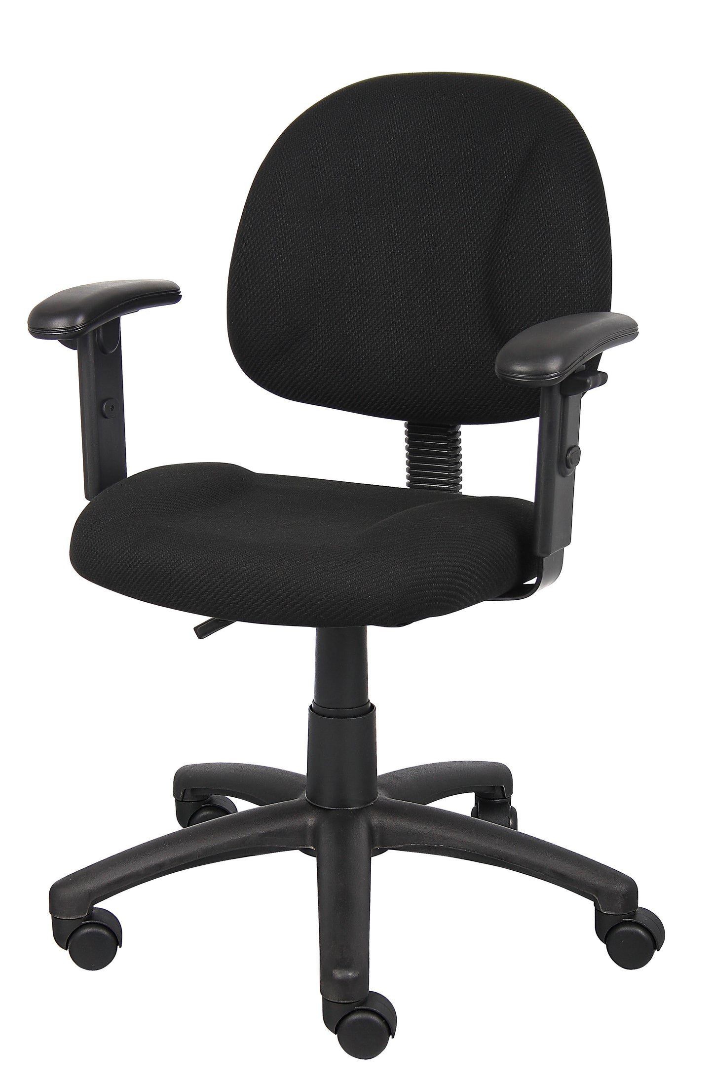 Boss Black  Deluxe Posture Chair W/ Adjustable Arms image 5