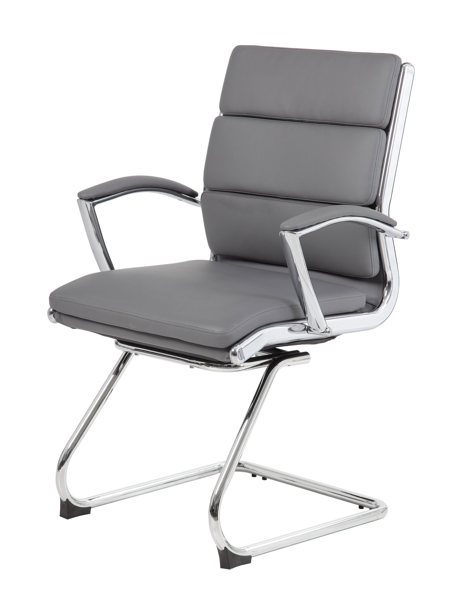 Boss Executive CaressoftPlus Chair with Metal Chrome Finish - Guest Chair image 3