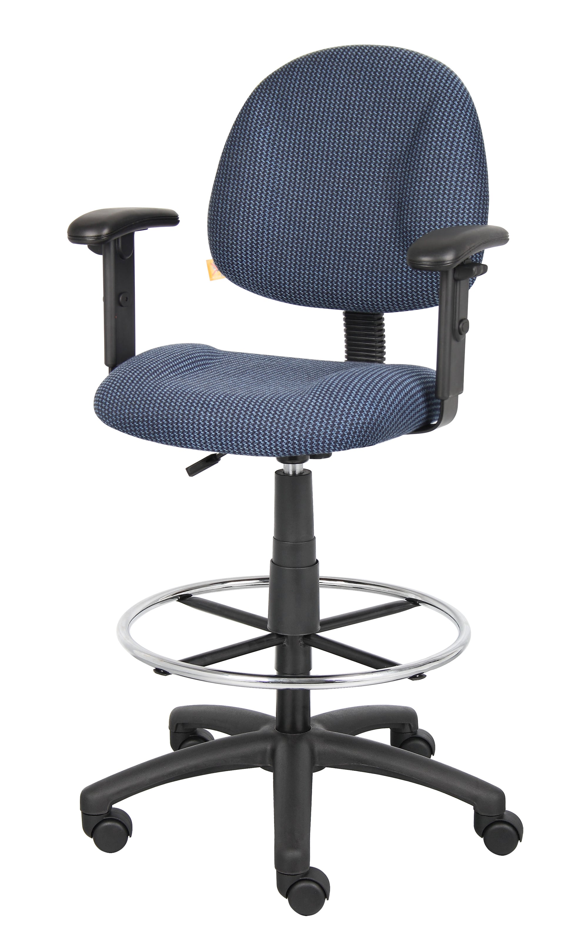 Boss Drafting Stool (B315-Be) W/Footring And Adjustable Arms image 5