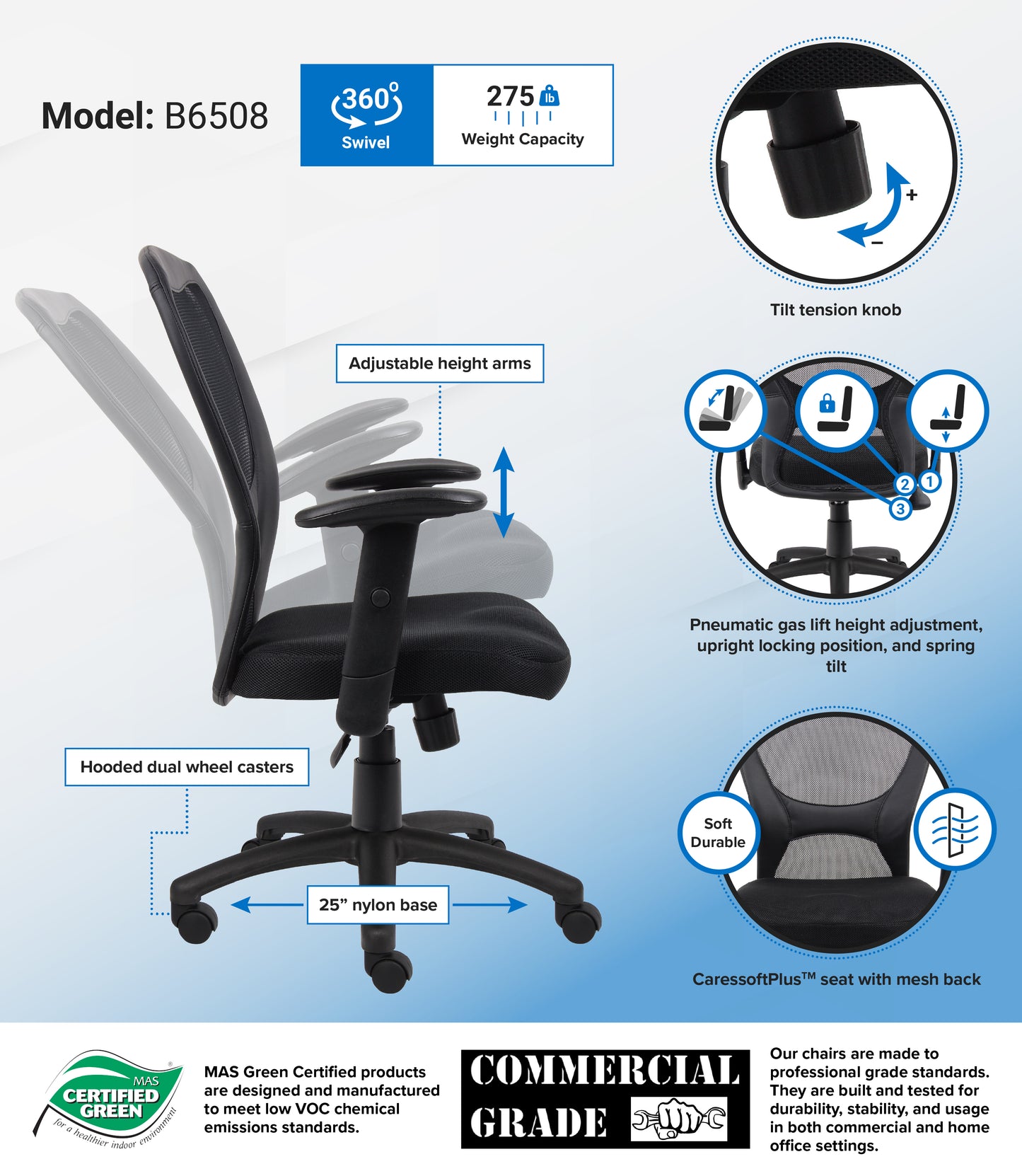 Boss Budget Mesh Task Chair image 3