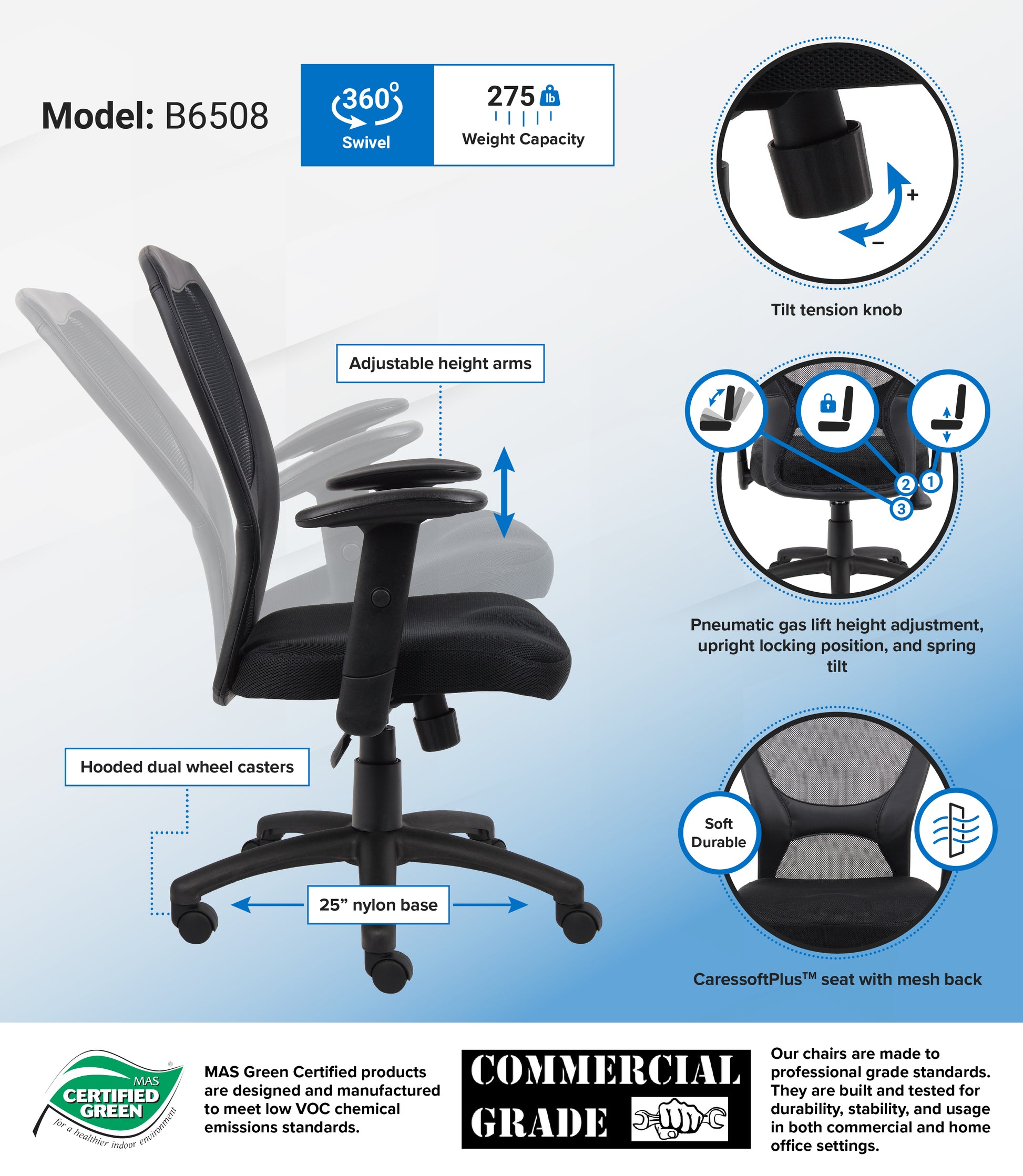 Boss Budget Mesh Task Chair image 3