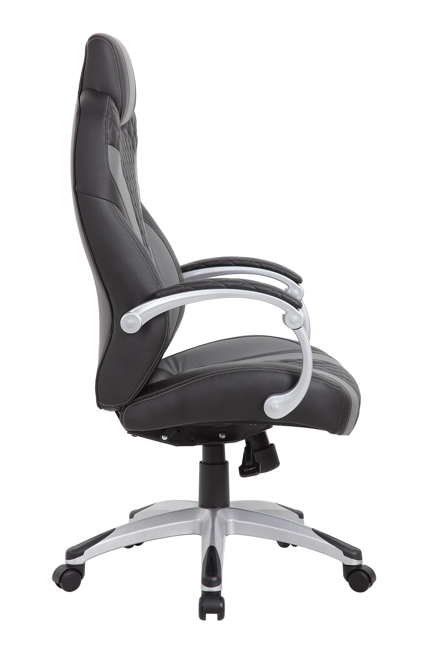 Boss Executive Hinged Arm Chair - Black/Grey image 6